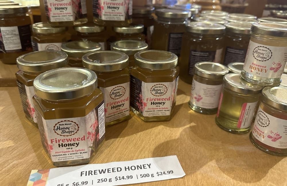 Main Street Honey Shoppeで売られているFireweedの蜂蜜