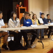 high school students quiz about Japan at Japan bowl