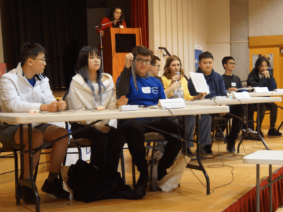 high school students quiz about Japan at Japan bowl