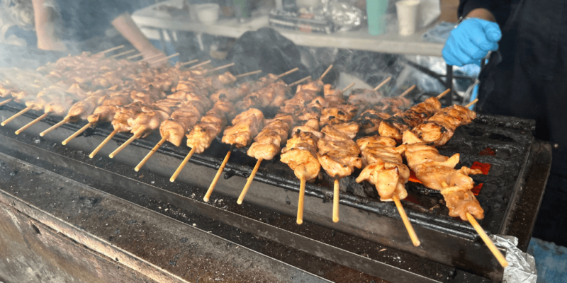 yakitori at sakura days japan fair