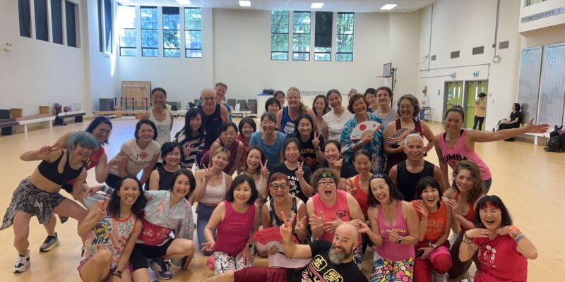 Zumba with a hint of Japanese Group Shot