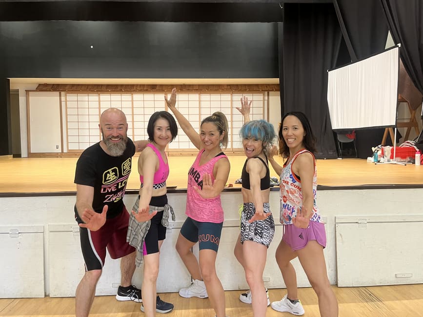 Zumba with a hint of Japanese