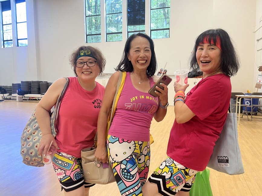 Zumba with a hint of Japanese