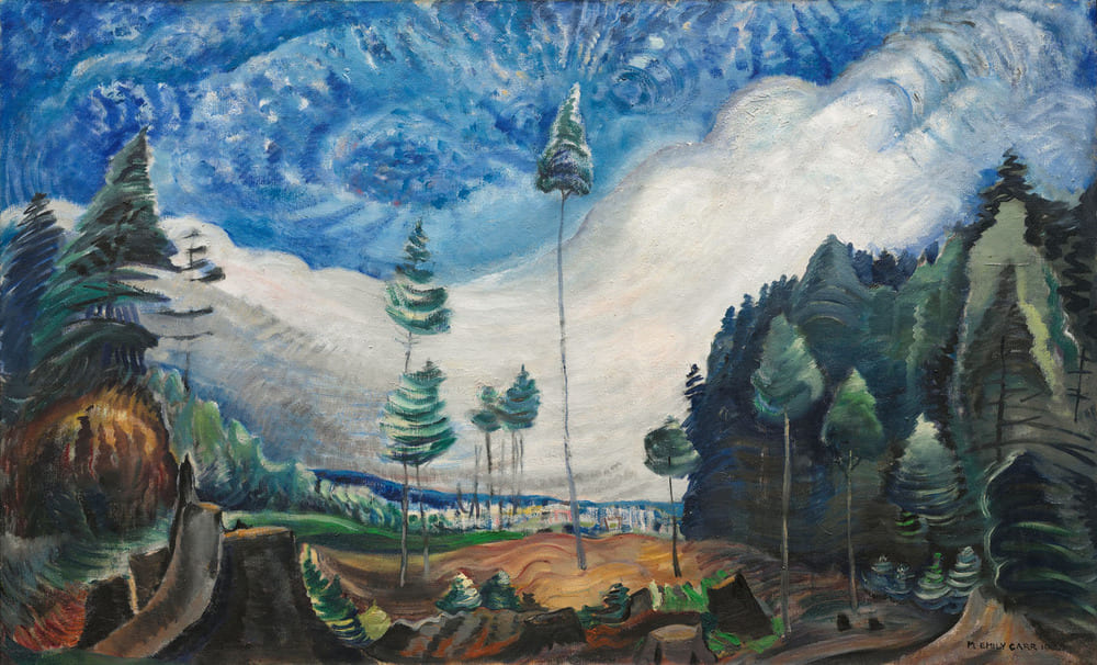 Emily Carr, Loggers’ Culls, 1935, oil on canvas, Collection of the Vancouver Art Gallery, Gift of Miss I. Parkyn