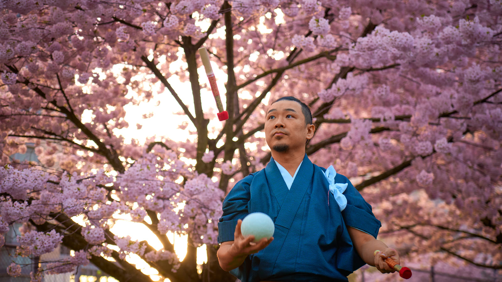 チルドレンズ・フェスティバル「All The Way From Japan」のジャグラーYUKIさん