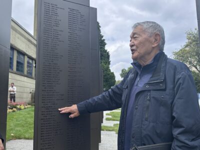収容されたヘンリー・ワカバヤシさん。当時8歳だった。