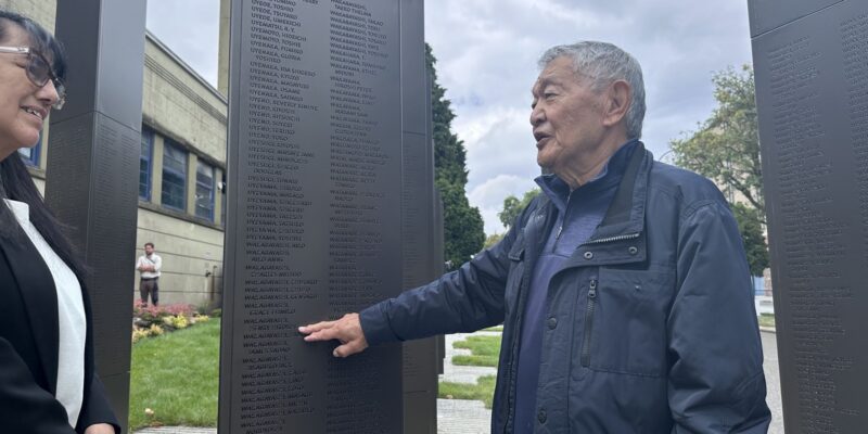 収容されたヘンリー・ワカバヤシさん。当時8歳だった。